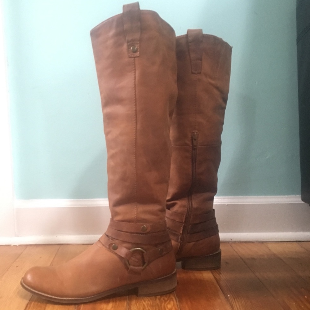 Steve Madden Genuine leather riding boots.Size 9.5